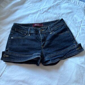 Vintage mini denim shorts